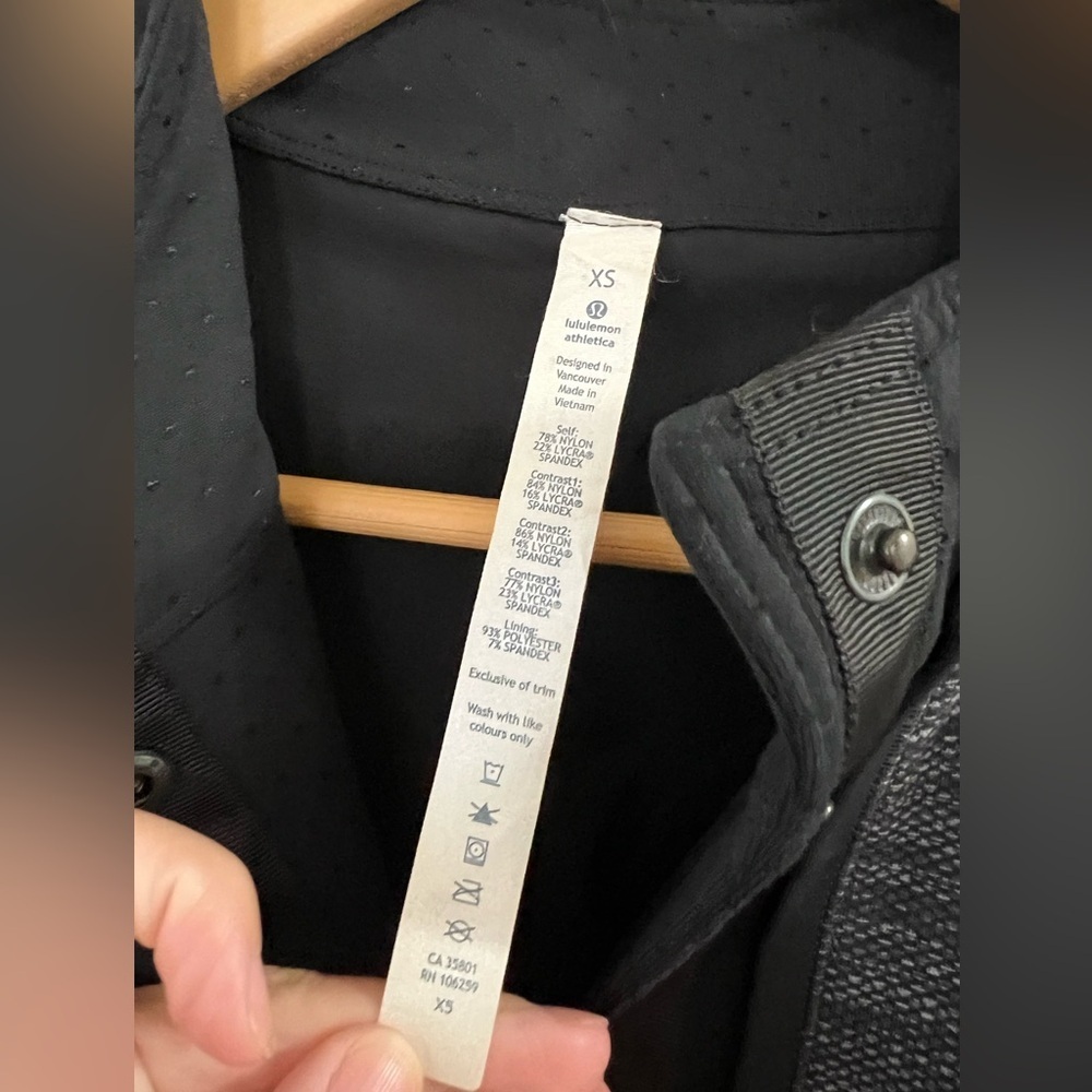 Lululemon Women's Cocoon Car Coat/Jacket Black - Size XS - Picture 4 of 11